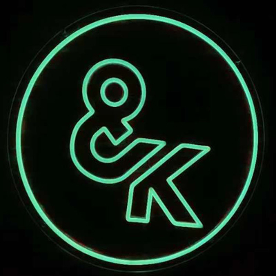 สัญลักษณ์ LED Neon With Digital Printed Background การตกแต่งบริษัทภายในภายนอก